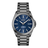 Hugo Boss Strike Blue Dial Gunmetal Grey Steel Strap Watch for Men - 1514175