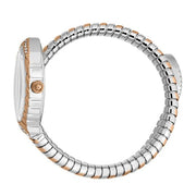 Just Cavalli Specchio Silver Dial Two Tone Steel Strap Watch for Women - JC1L322M0065