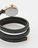 Just Cavalli Snake Black Dial Black Steel Strap Watch for Women - JC1L269M0075