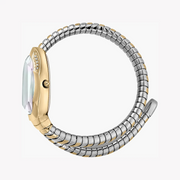Just Cavalli Serpente Metallica Mother of Pearl Dial Two Tone Steel Strap Watch for Women - JC1L208M0065