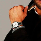 Hugo Boss Strike Silver Dial Silver Steel Strap Watch for Men - 1514176