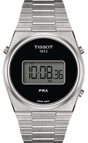 Tissot Digital Quartz Black Dial Silver Steel Strap Watch for Men - T137.463.11.050.00
