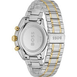 Hugo Boss Grand Prix Chronograph Green Dial Two Tone Steel Strap Watch for Men - 1514227