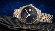 Tissot Ballade Quartz Blue Dial Two Tone Steel Strap Watch for Women - T156.210.22.041.00