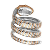 Just Cavalli Glam Evo 9 White Dial Two Tone Steel Strap Watch for Women - JC1L224M0085