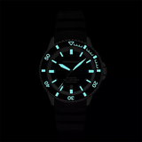 Emporio Armani Sea Explorer Black Dial Black Silicone Strap Watch for Men - AR60086