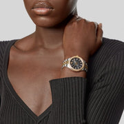 Versace Hellenyium Grey Dial Two Tone Steel Strap Watch for Women - VEHU00520