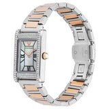 Emporio Armani Genni Mother of Pearl Dial Two Tone Steel Strap Watch for Women - AR11626