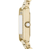 Emporio Armani Genni Crystals Gold Dial Gold Steel Strap Watch for Women - AR11663