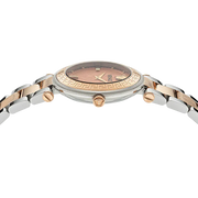 Versace Reve Analog Rose Gold Dial Two Tone Steel Strap Watch for Women - VE8B00424