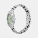 Emporio Armani Federica Mint Green Dial Silver Steel Strap Watch for Women - AR11656