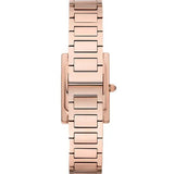 Emporio Armani Genni Green Dial Rose Gold Steel Strap Watch for Women - AR11641