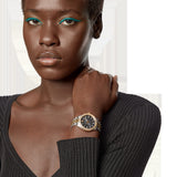 Versace Hellenyium Grey Dial Two Tone Steel Strap Watch for Women - VEHU00520