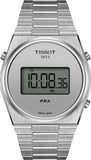 Tissot Digital Quartz Silver Dial Silver Steel Strap Watch for Men - T137.463.11.030.00