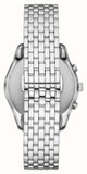 Emporio Armani Antonio Chronograph Green Dial Silver Steel Strap Watch for Men - AR11581