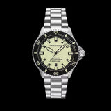 Emporio Armani Sea Explorer Yellow Dial Silver Steel Strap Watch for Men - AR60083
