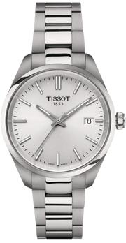 Tissot PR 100 Quartz Silver Dial Silver Steel Strap Watch for Women - T150.210.11.031.00