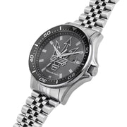 Maserati SFIDA Chronograph Grey Dial Silver Steel Strap Watch for Men - R8853140010