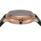 Emporio Armani Mia Meccanico Mother of Pearl Dial Green Leather Strap Watch for Women - AR60073
