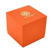 Tory Burch Collins Quartz White Dial Brown Leather Strap Watch for Women - TBW1304