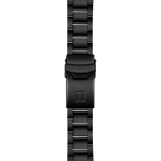 Tissot Seastar 1000 Quartz Black Dial Black Steel Strap Watch for Men - T120.410.33.051.00