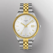 Tissot Ballade Quartz Silver Dial Two Tone Steel Strap Watch for Men - T156.410.22.031.00