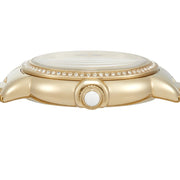 Emporio Armani Mia Crystals Gold Dial Gold Steel Strap Watch for Women - AR11609