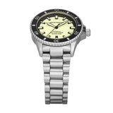 Emporio Armani Sea Explorer Yellow Dial Silver Steel Strap Watch for Men - AR60083