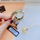 Just Cavalli Serpente Metallica Mother of Pearl Dial Two Tone Steel Strap Watch for Women - JC1L208M0065