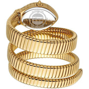 Just Cavalli Glam Evo 4 Green Dial Gold Steel Strap Watch for Women - JC1L229M0035