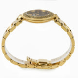 Versace Reve Analog Black Dial Gold Steel Strap Watch for Women - VE8B00624