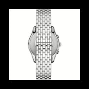 Emporio Armani Antonio Chronograph Green Dial Silver Steel Strap Watch for Men - AR11581