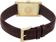 Emporio Armani Gino White Dial Brown Leather Strap Watch for Men - AR11665