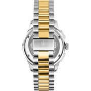 Maserati Sorpasso Chronograph White Dial Two Tone Steel Strap Watch for Men - R8873624003