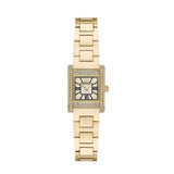 Emporio Armani Genni Crystals Gold Dial Gold Steel Strap Watch for Women - AR11663