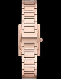 Emporio Armani Genni Green Dial Rose Gold Steel Strap Watch for Women - AR11641