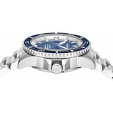 Emporio Armani cBlue Dial Silver Steel Strap Watch for Men - AR60079