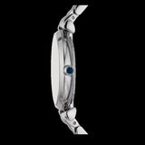 Emporio Armani Gianni T-Bar Blue Dial Silver Steel Strap Watch for Women - AR11627