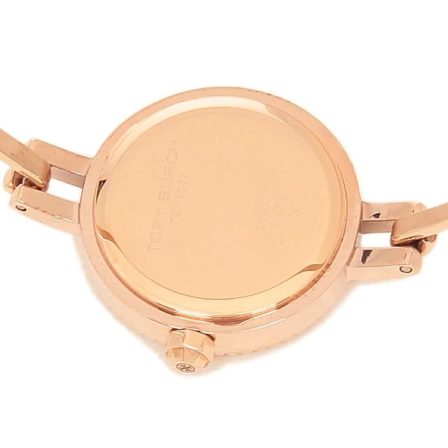Tory Burch Riva Rose Gold Dial Rose Gold Steel Strap Watch for Women -