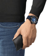 Tissot Seastar 2000 Professional Powermatic 80 Blue Dial Blue Nylon Strap Watch for Men - T120.607.37.041.00