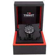 Tissot Seastar 1000 Quartz Black Dial Black Steel Strap Watch for Men - T120.410.33.051.00