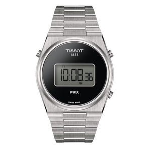 Tissot Digital Quartz Black Dial Silver Steel Strap Watch for Men - T137.463.11.050.00