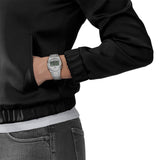 Tissot Digital Quartz Silver Dial Silver Steel Strap Watch for Men - T137.463.11.030.00