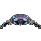 Versace Icon Active Chronograph Black Dial Grey Silicone Strap Watch for Men - VEZ701022
