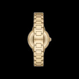 Emporio Armani Mia Crystals Gold Dial Gold Steel Strap Watch for Women - AR11609