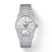 Tissot PRX Quartz Mother of Pearl Dial Silver Steel Strap Watch for Women- T137.210.11.111.00