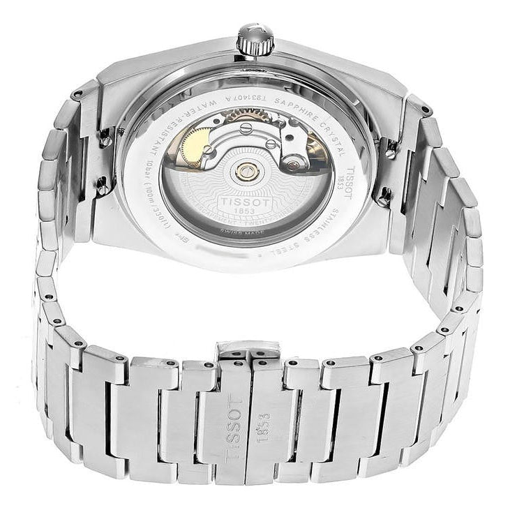 Tissot Orologio Uomo Automatico Svizzero – Cassa 40mm Acciaio 316L Con Cinturino In Acciaio – Quadrante Indice E Datario – Impermeabile 100m