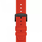 Tissot T Race Chronograph Black Dial Red Rubber Strap Watch for Men - T141.417.37.061.01