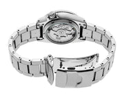 Seiko 5 Sports SKX Street Denim Blue Dial Silver Steel Strap Watch for Men - SRPL77K1