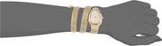 Just Cavalli Serpente Metallica Gold Dial Gold Steel Strap Watch for Women - JC1L209M0035
